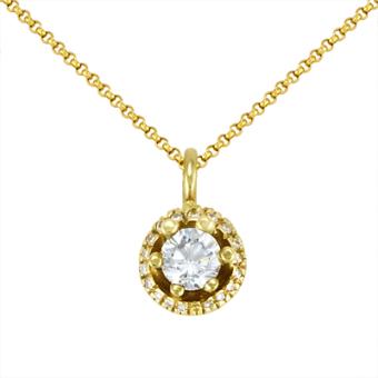 Золотое колье с бриллиантами SS23223