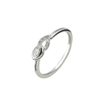 Золотое кольцо с бриллиантами R101-R49784W 