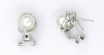 Золотые серьги с бриллиантами E1402-HOE35755AWPL