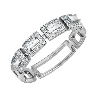 Золотое кольцо с бриллиантами R101-R46754W 
